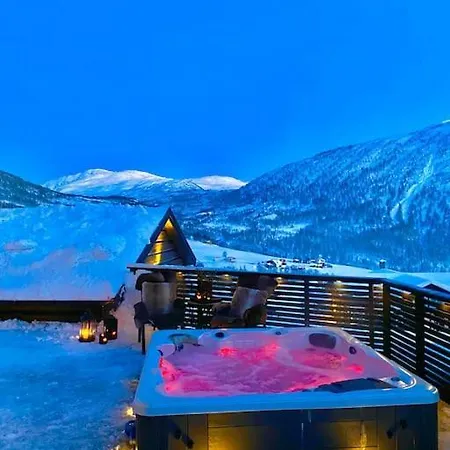 Large And Luxurious Family In Myrkdalen 度假居