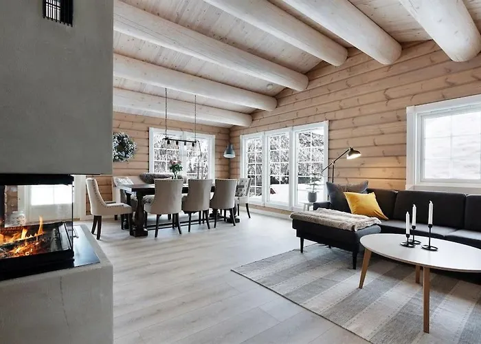 Casa de Férias Large And Luxurious Family In Myrkdalen Helgatun