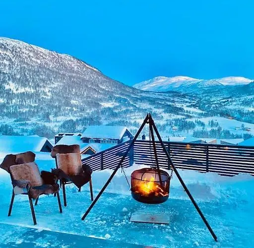 Large And Luxurious Family In Myrkdalen Hébergement de vacances Helgatun